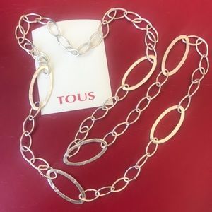Long TOUS sterling silver necklace